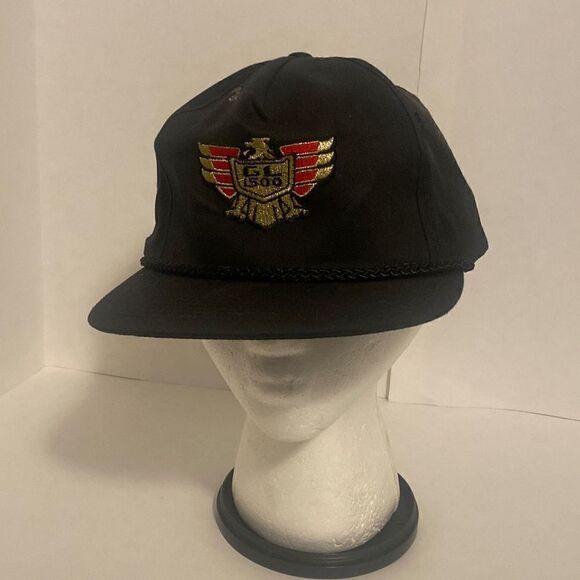HONDA GOLDWING‎ EAGLE GL 1500 BLACK BASEBALL SNAP BACK CAP - Picture 1 of 5